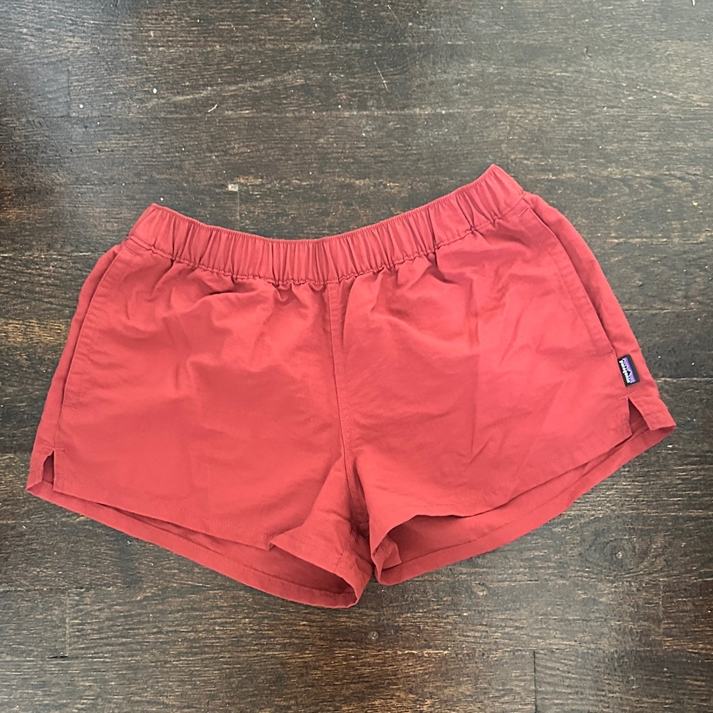 Patagonia Women's Athletic Shorts in Deep Red